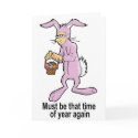 Guy in Bunny Suit Gretting Card by Onno_Animation Guy in Bunny Suit Gretting Card