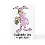 Guy in Bunny Suit Gretting Card