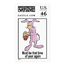 Guy in Bunny Suit Postage Stamp by Onno_Animation Guy in Bunny Suit Postage Stamp