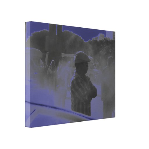 Guy Posing Stretched Canvas Print