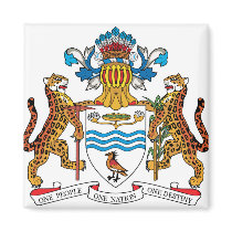 Guyana Coat of Arms detail Magnets