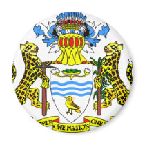 Guyana coat of arms magnets