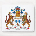 Guyana Coat of Arms Mousepad by FlagTshirts Guyana Coat of Arms Mousepad