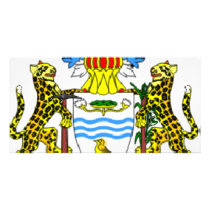 Guyana coat of arms photo cards