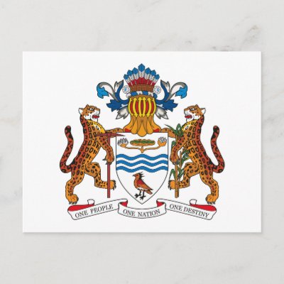 Guyana Coat of Arms Postcard