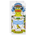 Guyana coat of arms rack card design