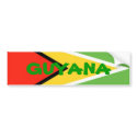Guyana-Flag, GUYANA bumper stickers