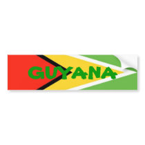 Guyana-Flag, GUYANA bumper stickers by Medsans1 Guyana-Flag, GUYANA bumper stickers