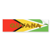 Guyana-Flag, GUYANA bumper stickers