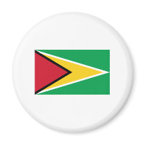 Guyana FLAG International Refrigerator Magnets