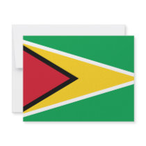 Guyana flag invitations
