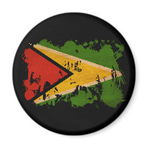 Guyana Flag Fridge Magnets