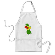 Guyana flag map aprons