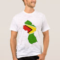 Guyana flag map t-shirts by FlagStore Guyana flag map t-shirts