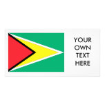 Guyana Flag Customized Photo Card