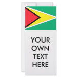 Guyana Flag Customized Rack Card