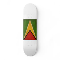 Guyana Flag Skate Board