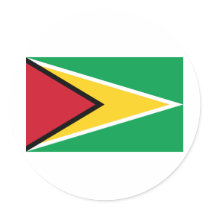 Guyana flag stickers