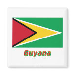 Guyana Flag with Name magnets