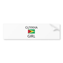 GUYANA GIRL bumper stickers