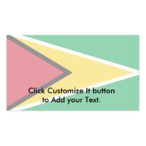 Guyana, Guinea-Bissau flag Business Cards