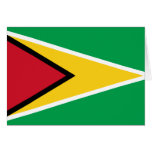 Guyana, Guinea-Bissau flag Greeting Cards