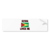 Guyana Loves Me bumper stickers