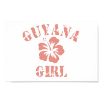 Guyana Pink Girl posters