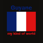 Guyane Flag Map Text Ladies Baby Doll