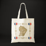 Guyane Map Flag Border Bag