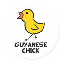 Guyanese Chick stickers