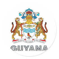Guyanese Emblem stickers