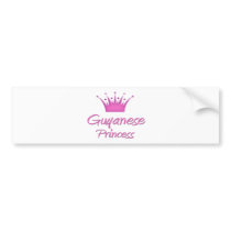 Guyanese Princess bumper stickers