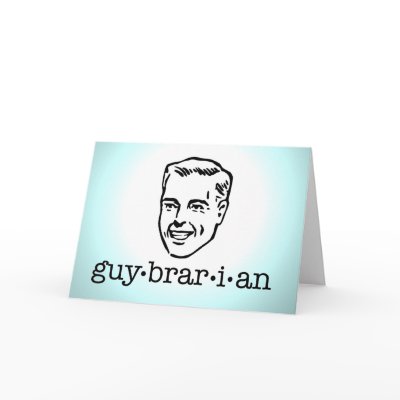 Guybrarian Card by librariangear