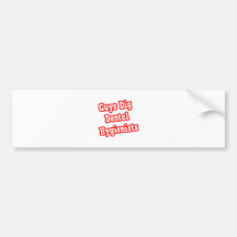 Guys Dig Dental Hygienists Bumper Sticker