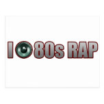 guys girls 80s RAP MUSIC HIP-HOP JAMS postcards