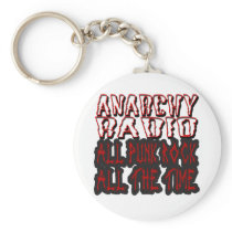guys girls ANARCHY RADIO all punk all the time keychains