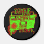 guys girls funny zombie shirt undead zombies magnets