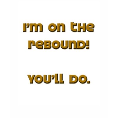 Guy's/Girl's:  I'm On The Rebound - You'll Do. Tee T Shirt by jesterbryanc