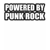 guys girls POWERED BY PUNK ROCK music T Shirts