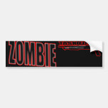 guys girls undead zombies funny zombie shirt bumper sticker