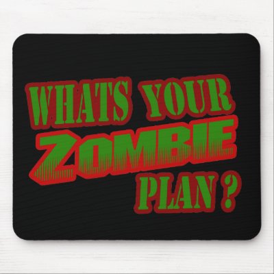 guys girls undead zombies funny zombie shirt mouse pads