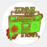 guys girls undead zombies funny zombie shirt sticker
