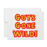 Guys Gone Wild Invitation