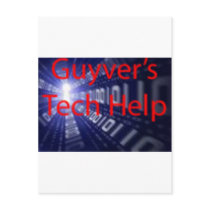 Guyver's Tech Help Products postcards
