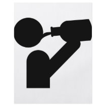 guzzler icon flyer design