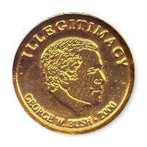 GW BUSH GOLD STOLEN ELECTION COIN magnets