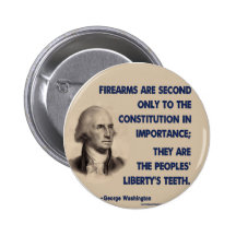 GW - Firearms Second only to the Constitution Pins