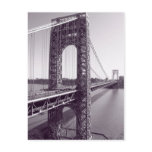 GWB Postcard in Blue Tones
