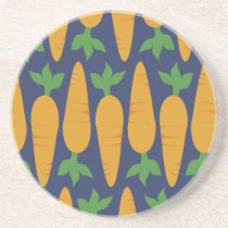 Gwennie The Bun: Carrot Garden At Night coasters